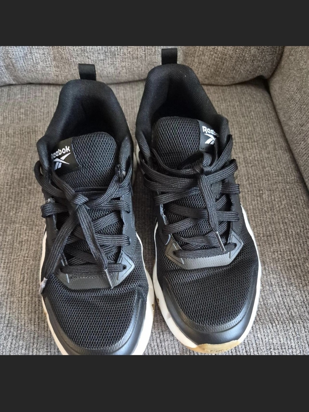 Reebok Black & White Athletic Sneakers - Picture 4 of 6